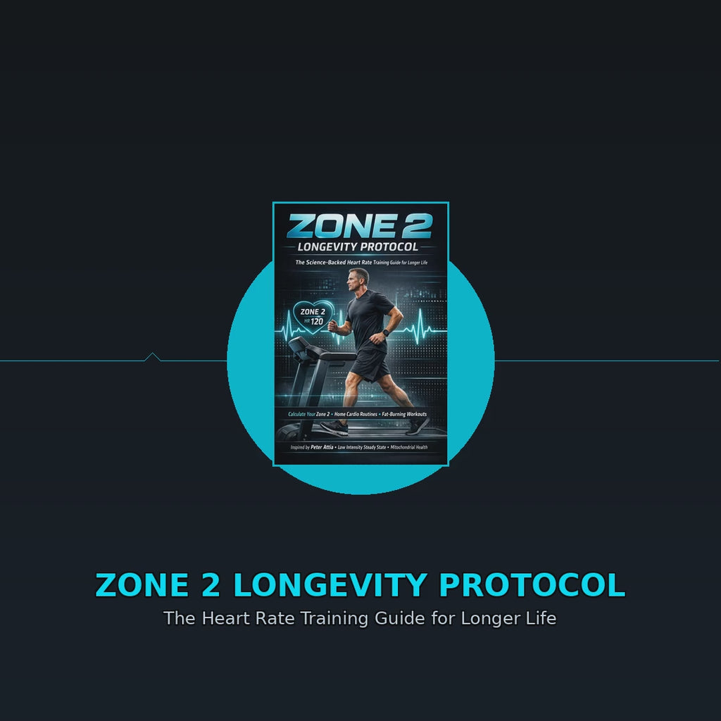 Zone 2 Heart Rate Training Guide | Longevity Workout PDF | Home Cardio Plan | Calculate Zone 2 | Fat Burning Fitness eBook | Instant Download