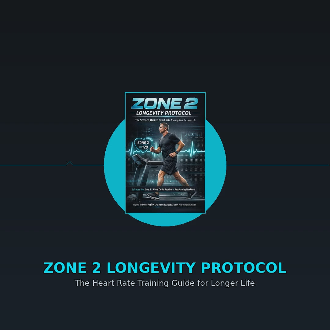 Zone 2 Heart Rate Training Guide | Longevity Workout PDF | Home Cardio Plan | Calculate Zone 2 | Fat Burning Fitness eBook | Instant Download