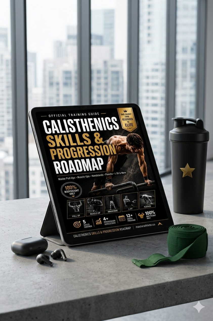 Calisthenics Progression Guide PDF, Bodyweight Workout Routine, Street Workout Training Program, Handstand Planche MuscleUp Skill Ebook