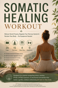 Somatic Healing Workout Guide — 4-Week Trauma Release & Nervous System Regulation PDF | 15 Somatic Exercises for Anxiety, PTSD, Burnout & Stress Relief | No Equipment Needed