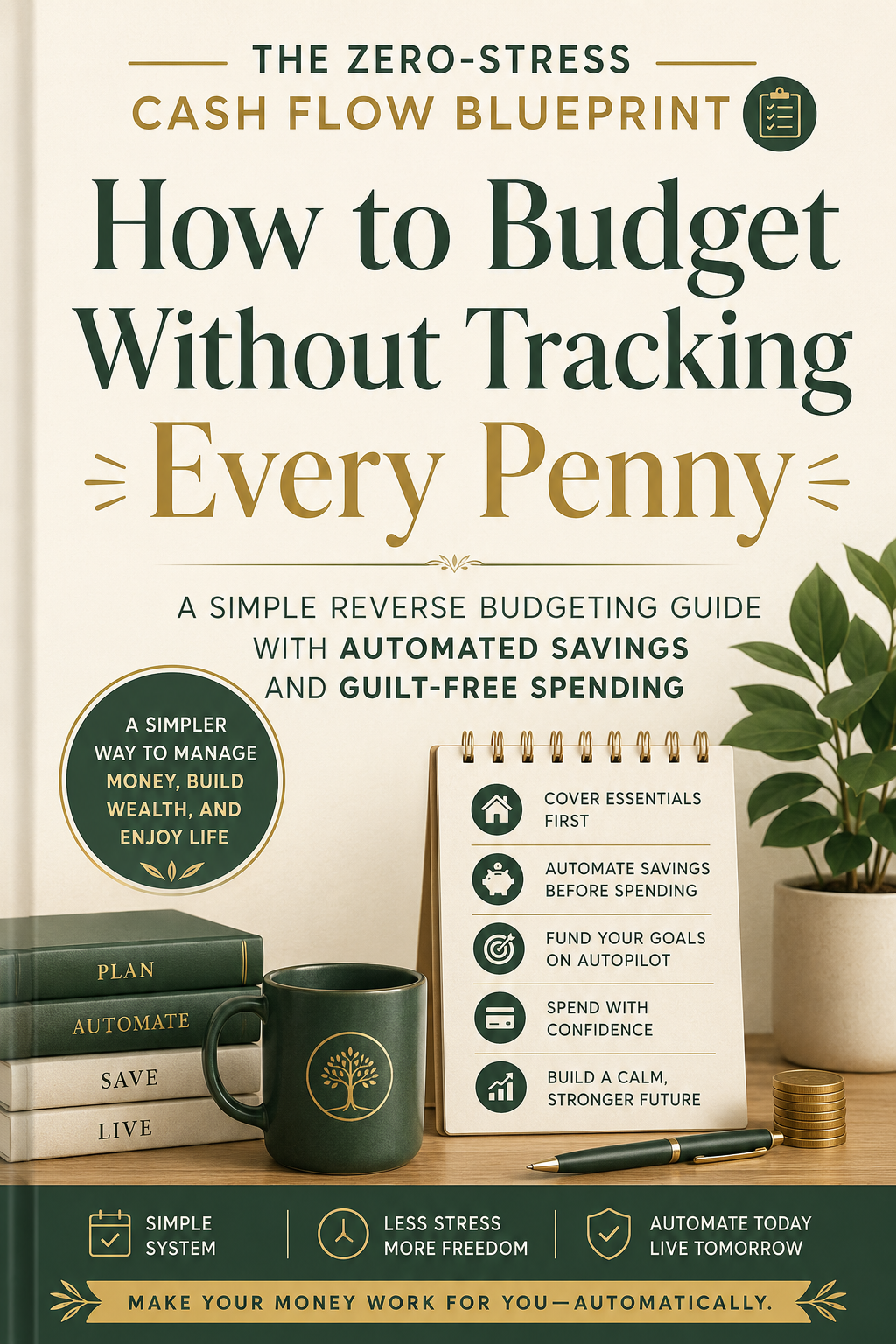 How to Budget Without Tracking Every Penny | Zero-Stress Reverse Budgeting Guide