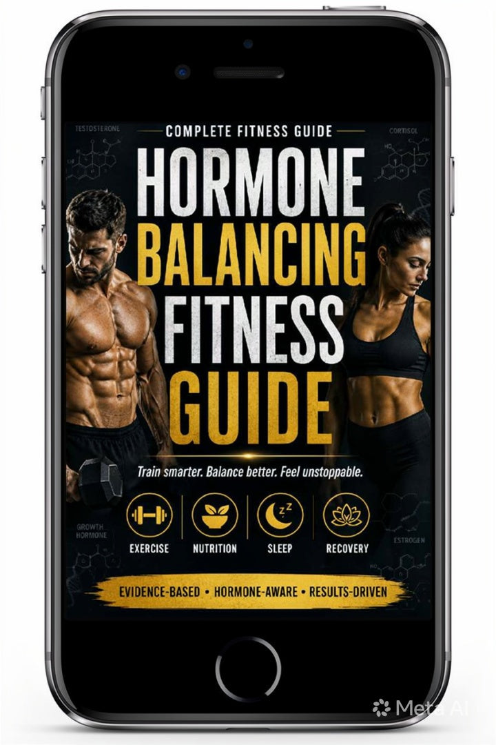 Hormone Balancing Fitness Guide | Workout & Nutrition Plan for Women & Men | 25-Page PDF eBook Instant Download