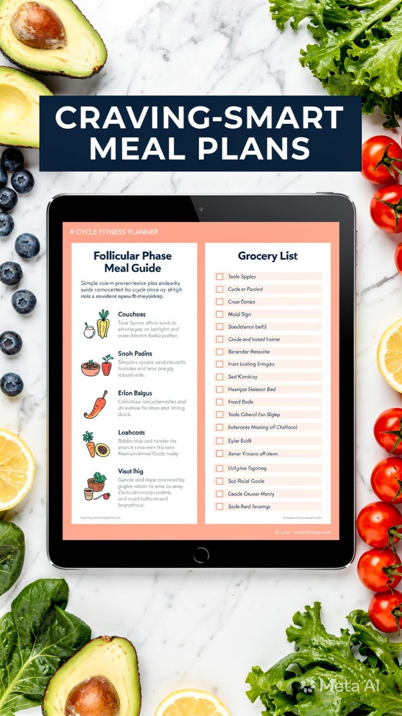 Cycle Sync Fitness Planner for Women, Menstrual Cycle Workout Planner, Hormone Balance Fitness Journal, Cycle Syncing Wellness Tracker, Printable PDF