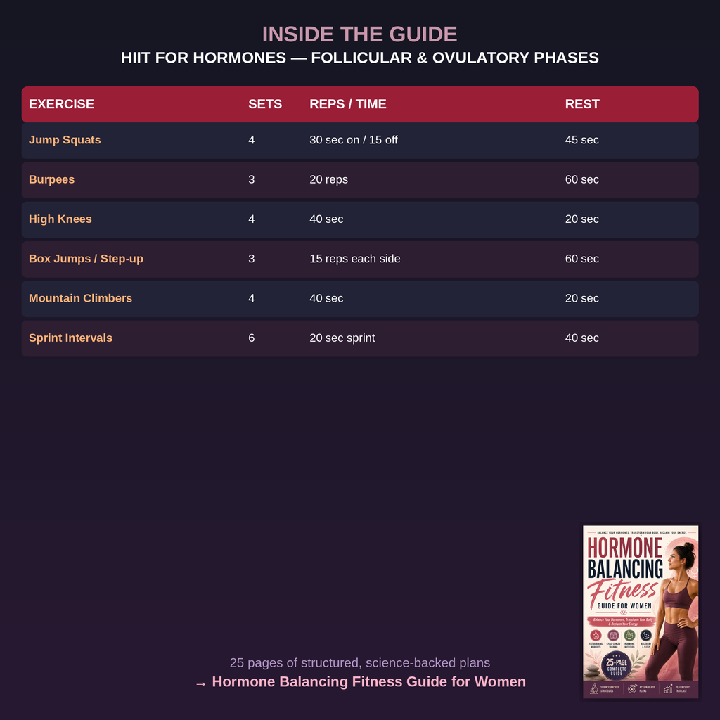 Hormone Balancing Fitness Guide for Women (Cycle-Synced Training + Nutrition) | Fat-Loss Workouts, Strength Plan, Recovery & Sleep
