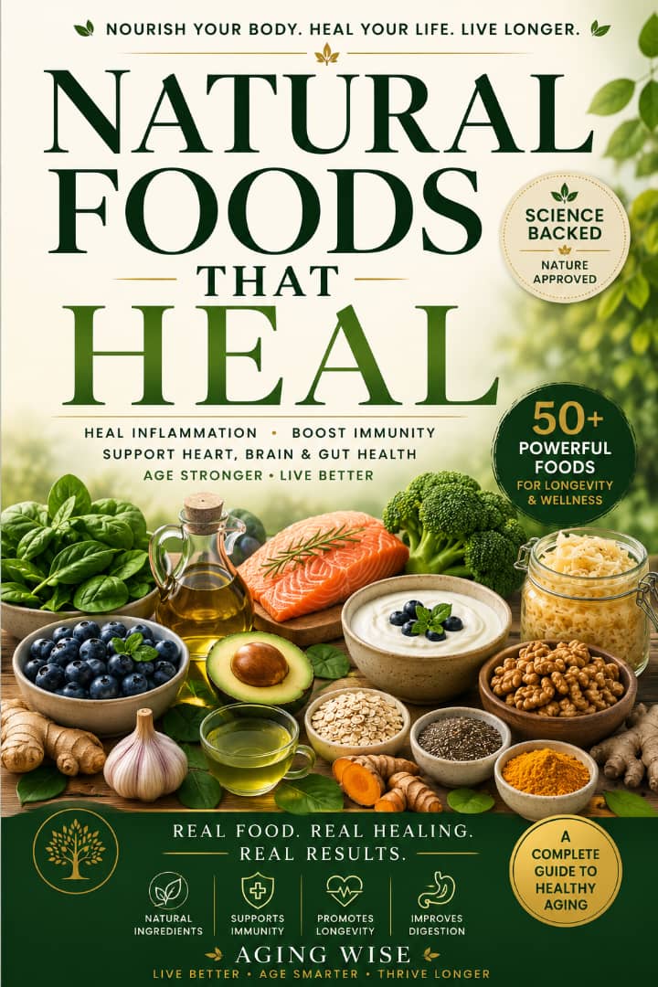 Healthy Aging eBook PDF | 38-Page Fillable Nutrition Workbook | Anti Inflammatory Meal Planner, Healing Foods Guide, Self Care