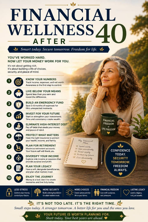 Financial Planner PDF Bundle | 43-Page Fillable Budget Workbook | Debt Payoff Savings Net Worth Tracker, Retirement Planning Over 40