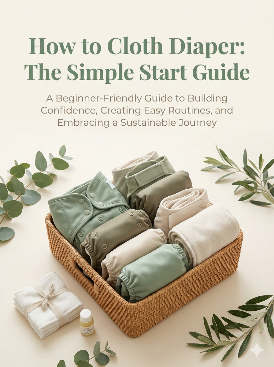 How to Cloth Diaper: The Simple Beginner’s Guide to Modern Cloth Diapering, Washing Routines & Stress-Free Parenting