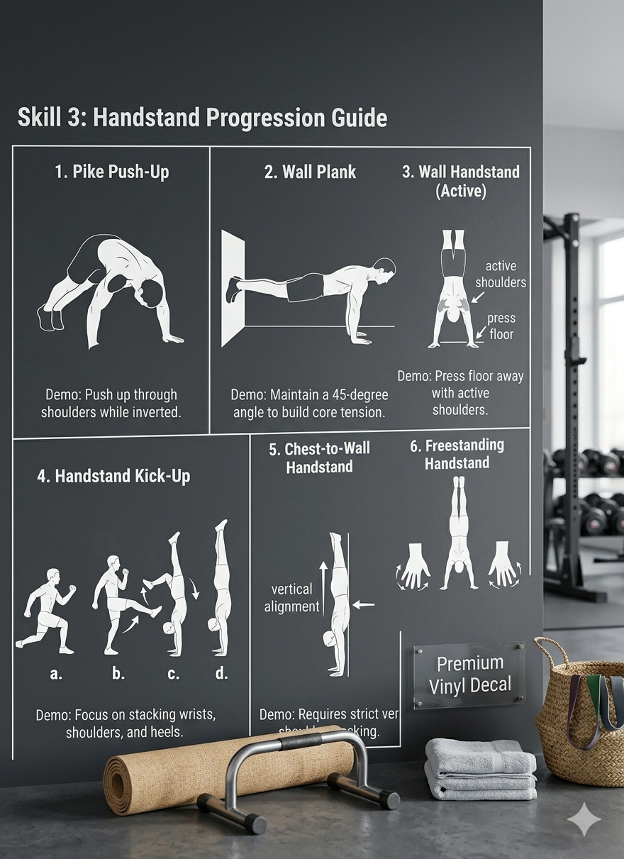 Calisthenics SVG Vector Bundle, Minimalist Workout Clipart, Fitness Poster Graphics, Gymnastic Skill PNG Digital Illustration Clipart