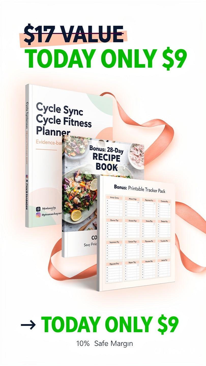 Cycle Sync Fitness Planner for Women, Menstrual Cycle Workout Planner, Hormone Balance Fitness Journal, Cycle Syncing Wellness Tracker, Printable PDF