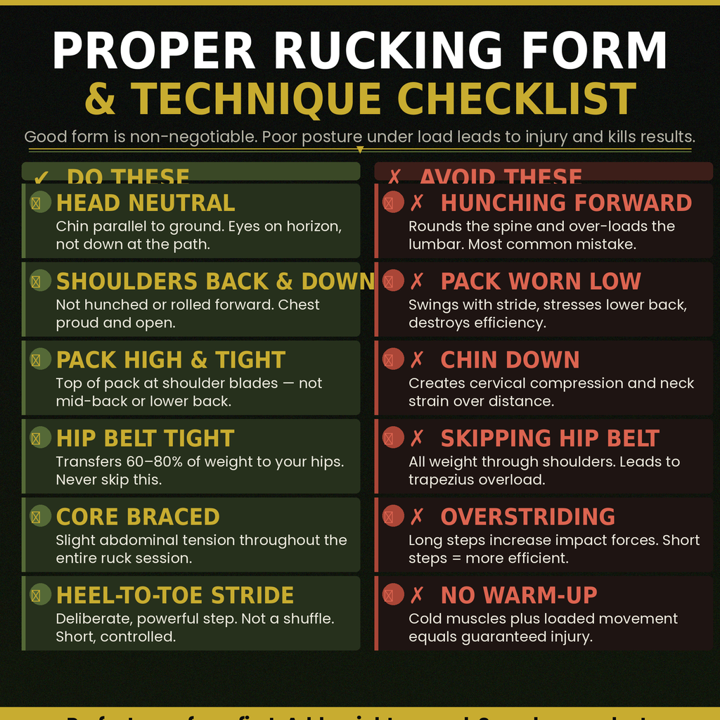 Rucking for Beginners: Complete Workout Plan PDF — Burn 2-3x More Calories Than Walking | 8-Week Weighted Backpack Fat Loss & Muscle-Preserving Cardio Guide